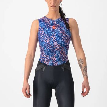 Castelli Womens Pro Mesh 4 SL Base Layer Violet Mist