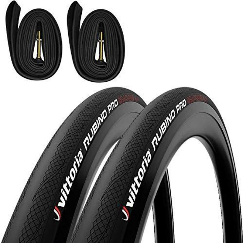 Vittoria Rubino Pro G2.0 700c Folding Tyre & Tube Twinpack