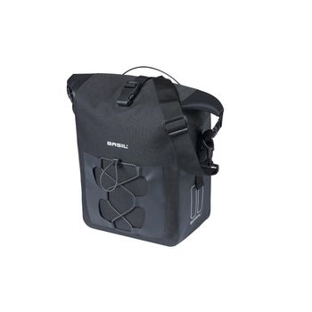 Basil - Navigator Medium Waterproof Bag 14L (MIK Studs) - Black