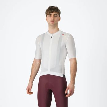 Castelli Espresso Jersey Ivory/Dark Grey