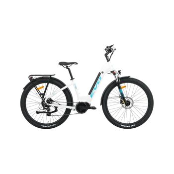 Evo Quest Electric Bike 504Wh Battery - White
