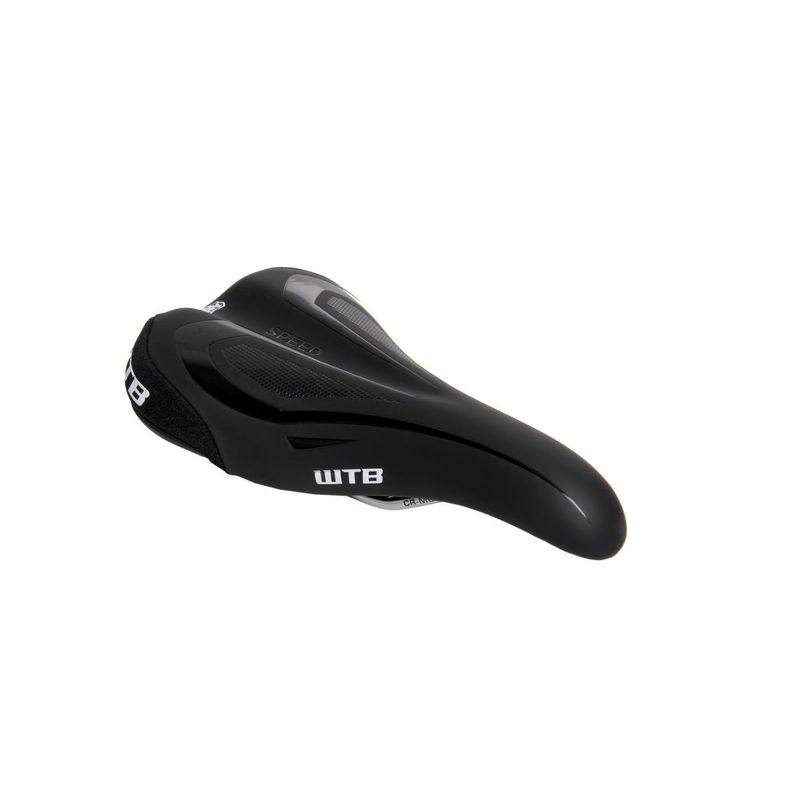 Sella WTB Speed Media Con Rotaie Cromate, Colore Nero. Per Bici Da Strada E MTB. Nuova.