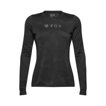Fox Womens Ranger Tru Dri Long Sleeve Jersey - Black