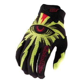 Troy Lee Designs Youth Air Gloves Cyclops Black/Flo Yellow