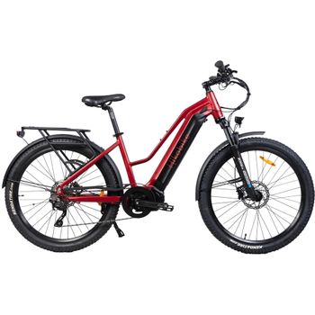 Hiko Rangler Electric Hybrid Bike 720Wh Battery - Red