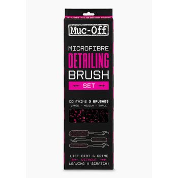 Muc-Off Microfibre Brush Kit (set of 3)
