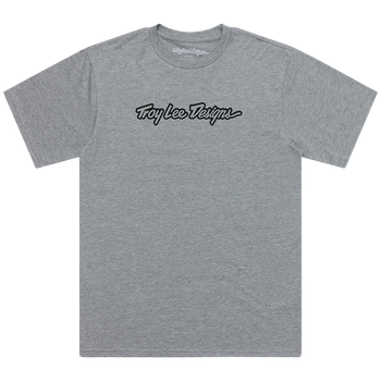 Troy Lee Designs SS Tee - Signature Grey Heather