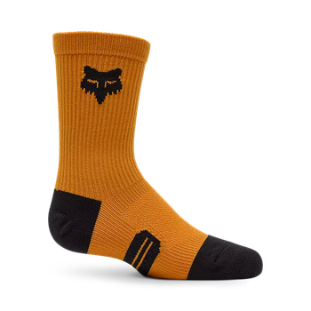 Fox Youth 6in Ranger Crew Sock Caramel
