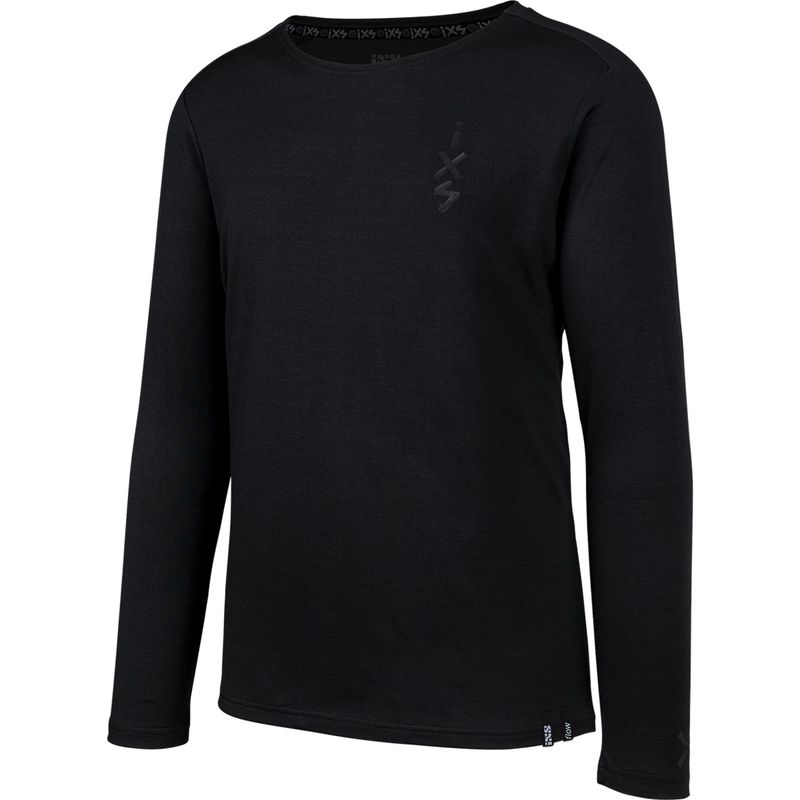 iXS Flow Merino Long Sleeve Jersey Black