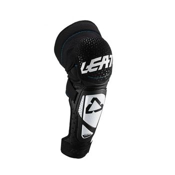 Leatt 3DF Hybrid Ext Knee/Shin Guards White/Black