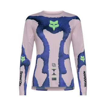 Fox Womens Flexair LS Jersey Awareness Limited Edition Chalk