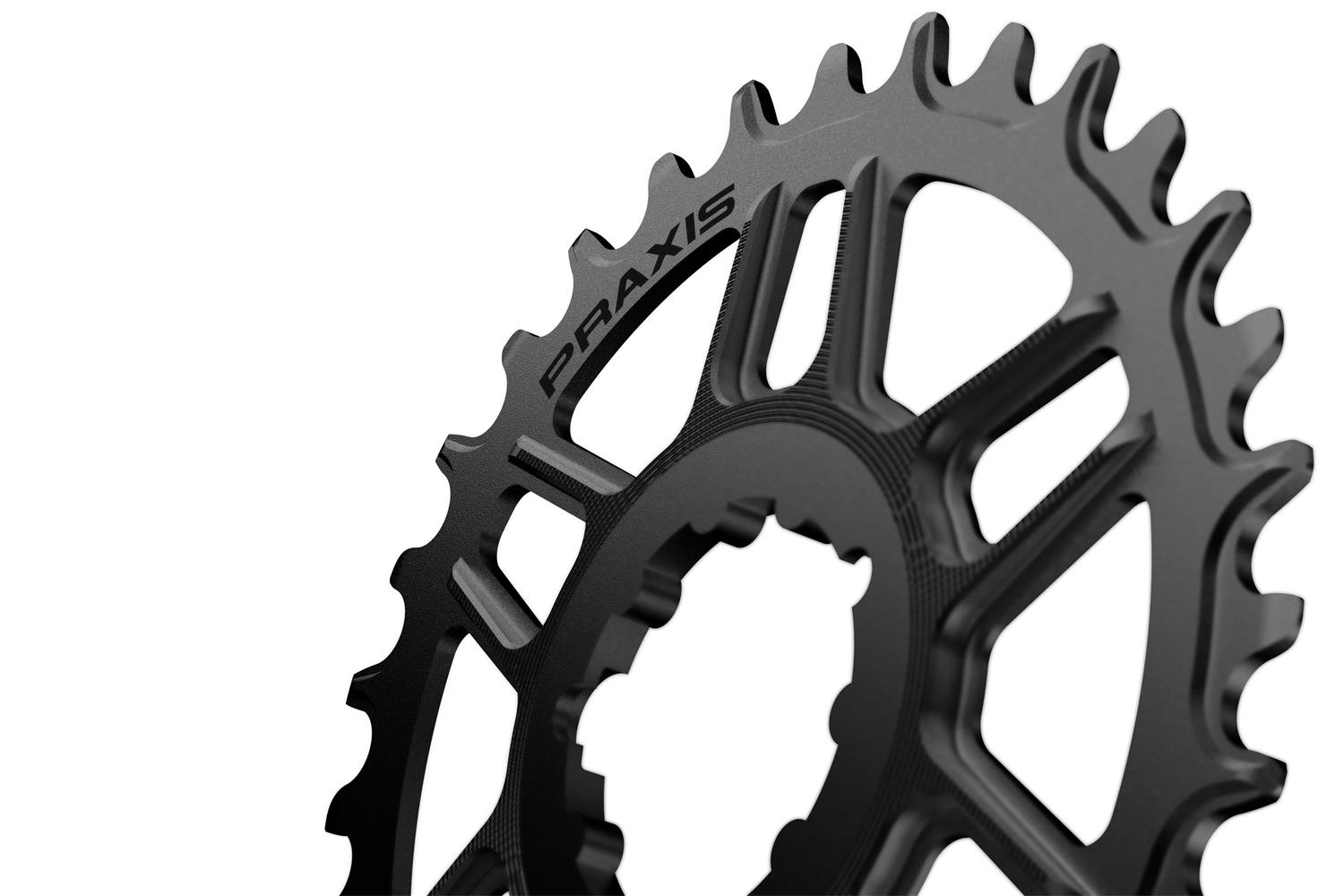 Stone Direct Mount Narrow Wide Chainring - 0mm Offset, For SRAM BB30, X0, X9, XX1, Eagle - Mountain Bike