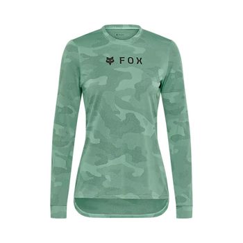 Fox Womens Ranger Tru Dri Long Sleeve Jersey - Pine