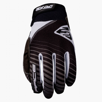 FIVE Youth Race BMX Gloves Black/White