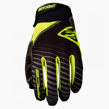 FIVE Youth Race BMX Kids Gloves Fluro/Yellow