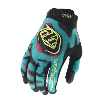 Troy Lee Designs Air Gloves Membrane - Black/Glo Yellow
