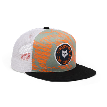 Fox Youth Image Print Snapback Hat Arctic Blue