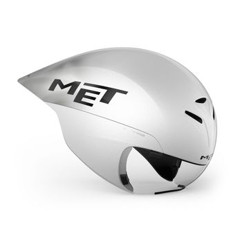 MET Drone Wide Body II Helmet - Metallic White