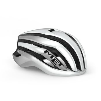 MET Trenta 3K Carbon MIPS Helmet White/Silver