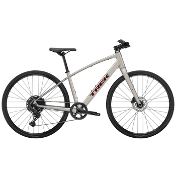 2026 Trek FX 3 700C Bike - Lunar Silver