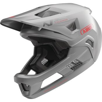Abus Youth YouDrop Convertible FF Helmet - Silver
