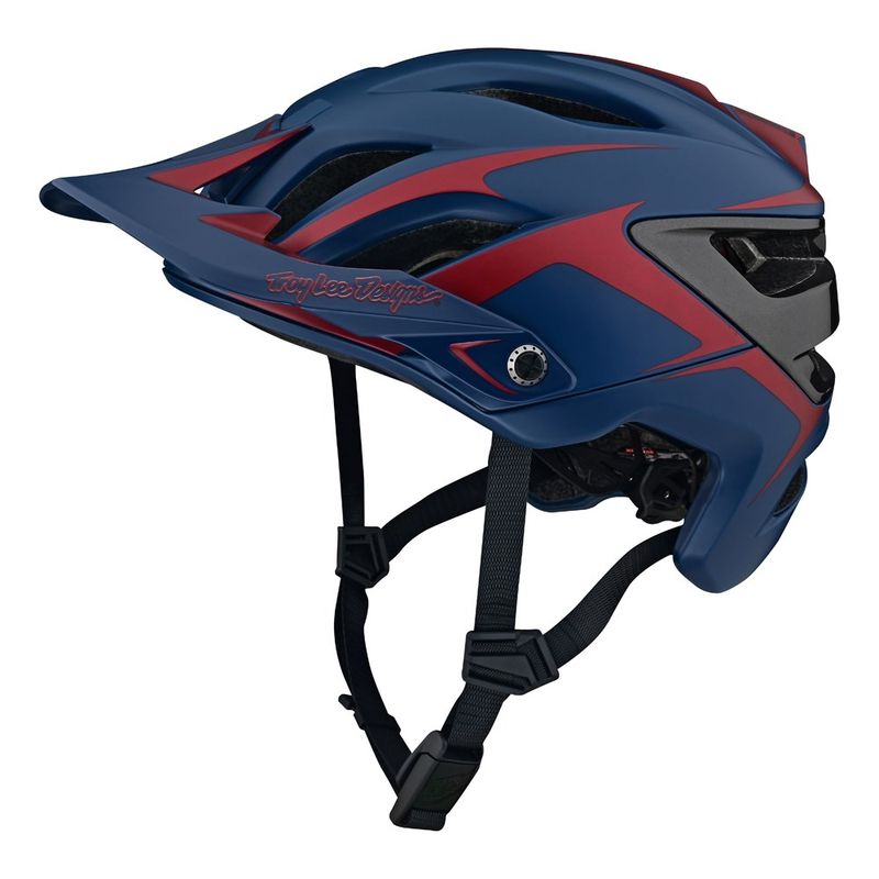 Troy Lee Designs A3 AS MTB MIPS Helmet Fang Dk Blue/Burgundy