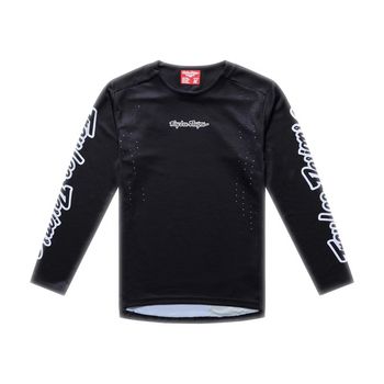 Troy Lee Designs Youth Sprint Pro Jersey Mono Black