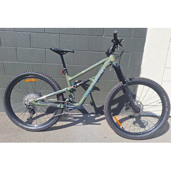 Polygon Collosus Green Frame w/ Trek Slash 7 Build Kit 