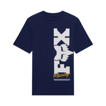Fox Youth Checker SS Tee Navy
