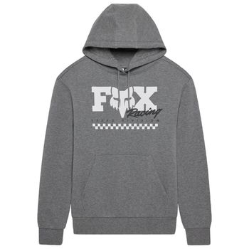 Fox Womens Checker Fleece Pullover Heather Graphite