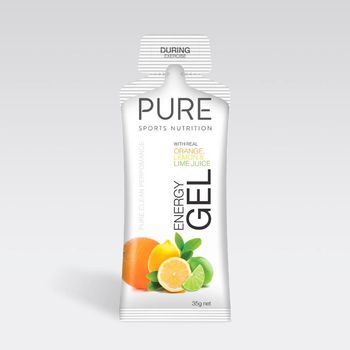 Pure Energy Gels 35g Orange Lemon & Lime