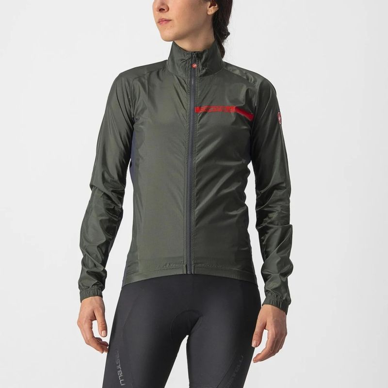 CASTELLI Squadra St. W JKT - Veste Coupe-Vent Femme Cyclisme Légère Et Compacte
