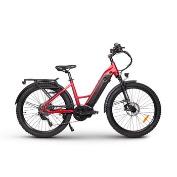 2025 Hikobike Vibe Electric Bike 672Wh Battery - Red