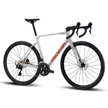 Polygon Strattos S6D 700C Road Bike - Off White