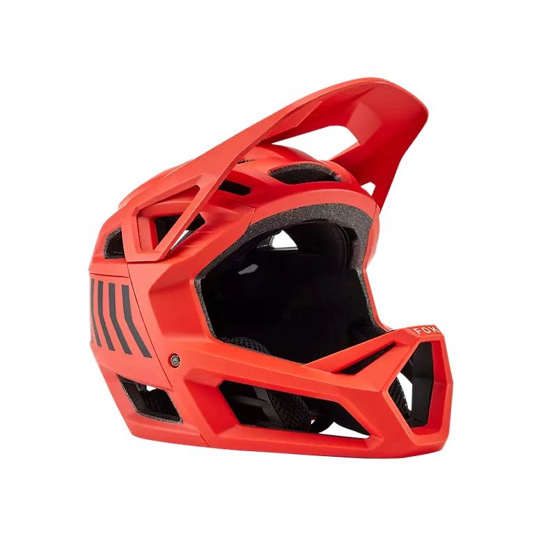 Fox Youth Proframe Race Energy MIPS Helmet Orange Flame