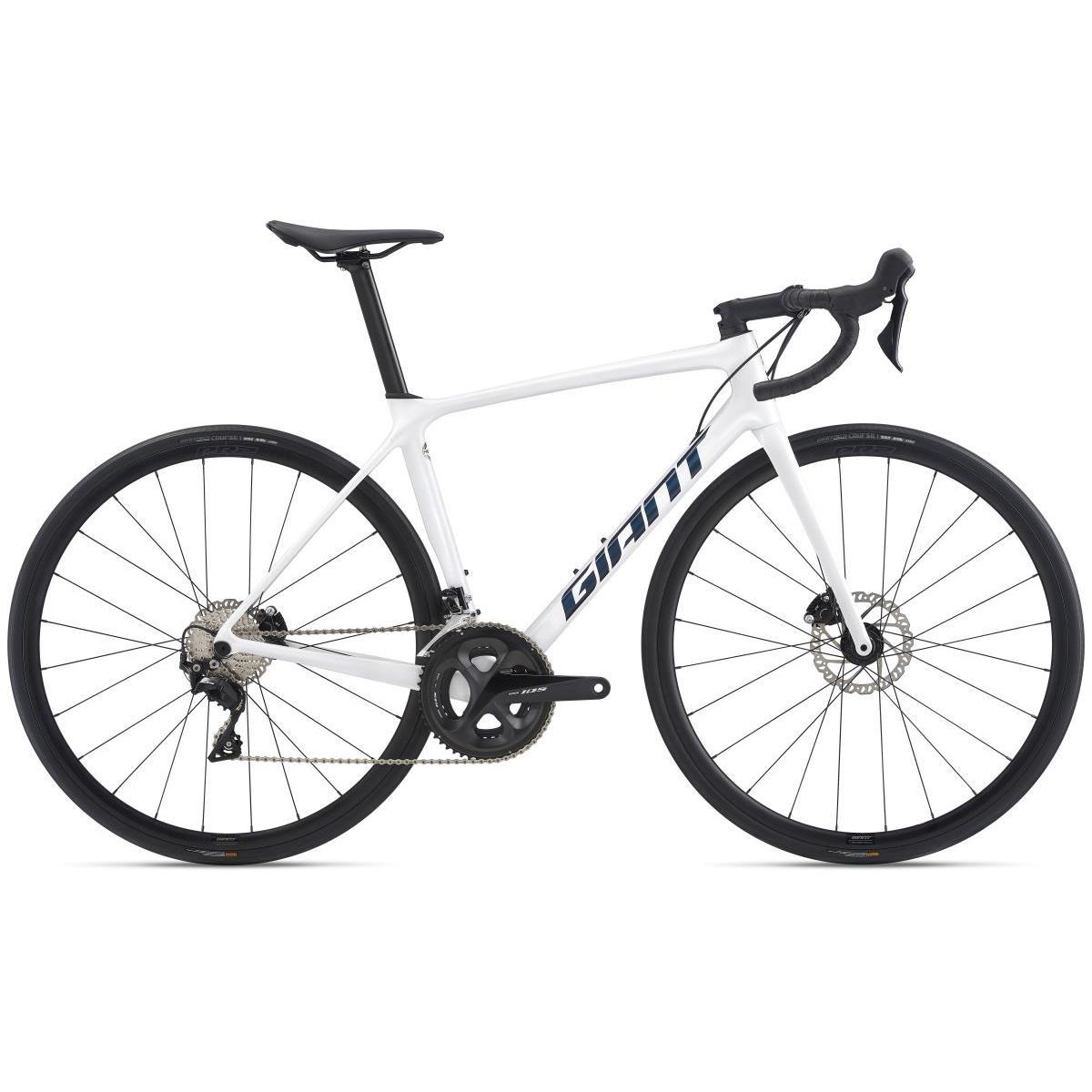2021 Giant TCR Advanced 2 Disc Pro Compact Road Bike White