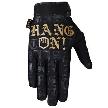 Fist Strapped Gloves Hang On