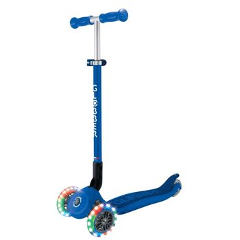 Globber Primo Foldable Lights Scooter Navy