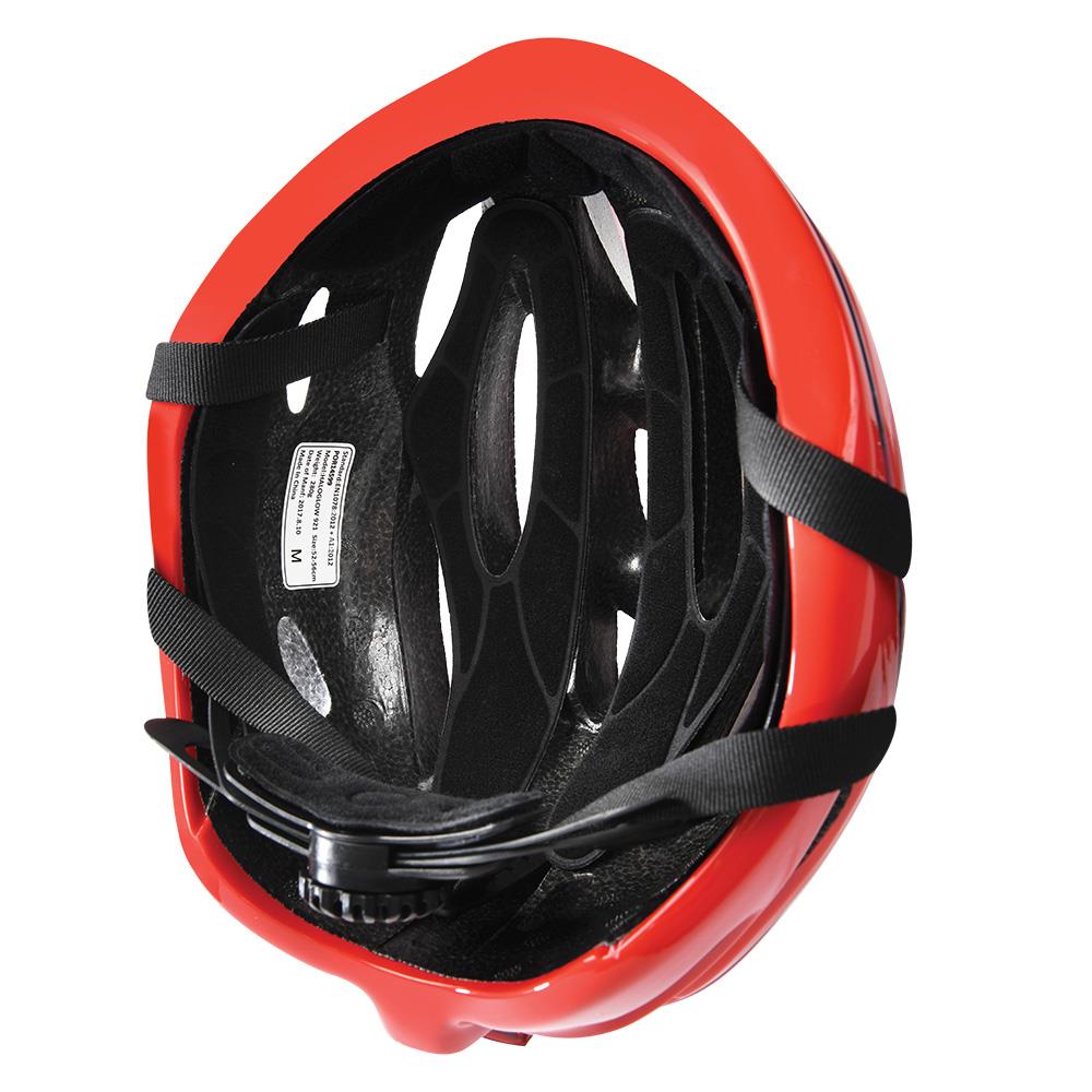 Oxford Metro Fahrradhelm Mit Integriertem LED-Rücklicht – Schwarz, Größe 52–59 Cm, 18 Belüftungsöffnungen