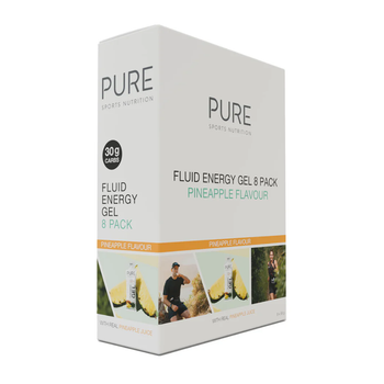 Pure Fluid Energy Gels Pineapple (8 x 50g)