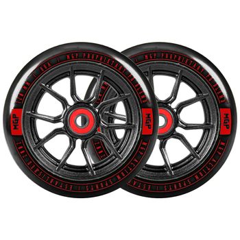 MADD Gear 120mm Syndicate AR Wheels Pair Black/Red