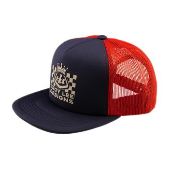 Troy Lee Designs Friday Night Trucker Snapback Red/Indigo