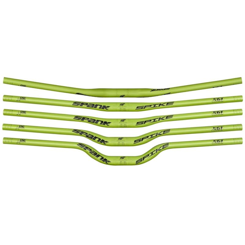 Spank MTB-Lenker Spike 800 Race Vibrocore XGT Schwarz/Grün, 31.8 X 800 Mm Shotpeen Sid116937