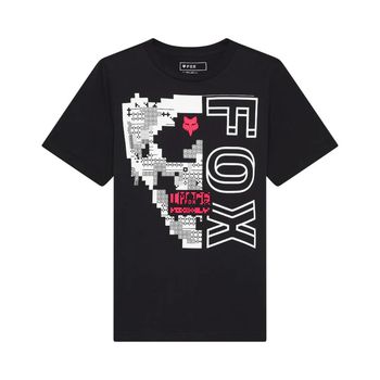 Fox Youth Skull Image Short Sleeve Tee Black