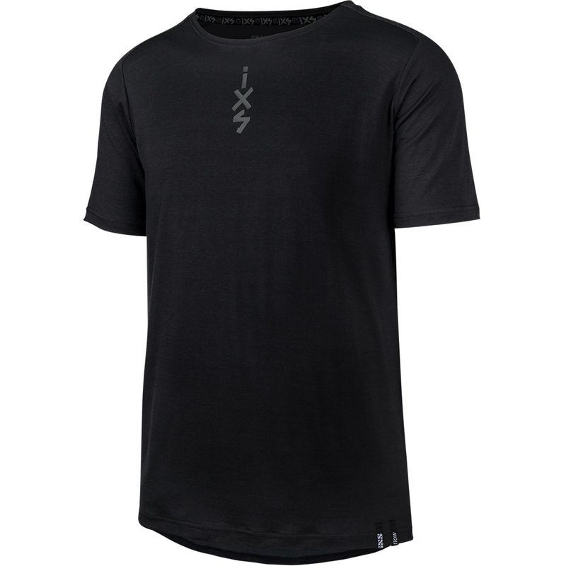 iXS Flow Merino Jersey Black