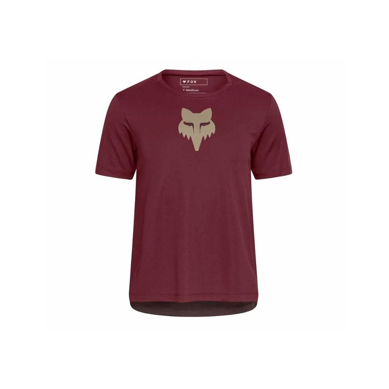 Fox Youth Ranger Short Sleeve Jersey Fox Head - Rust