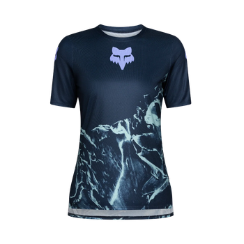 Fox Womens Ranger SS Jersey Image Print Arctic Blue