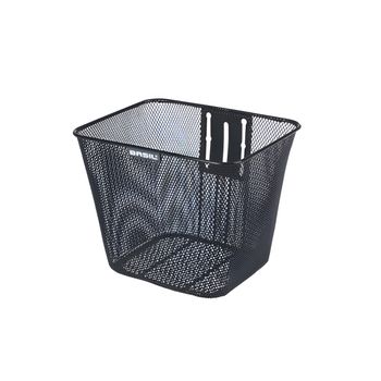 Basil - Bilbao Basket With Fixed Mount Stemholder - Black