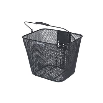Basil - Bilbao Front Basket Mesh - Black