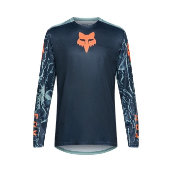Fox Ranger LS Jersey Image Print Arctic Blue